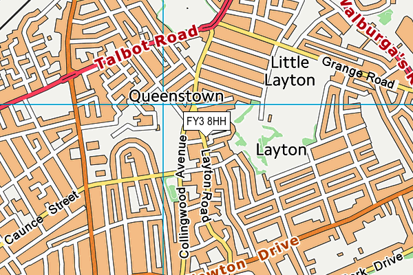 FY3 8HH map - OS VectorMap District (Ordnance Survey) FY3 8HH map - OS VectorMap District (Ordnance Survey)