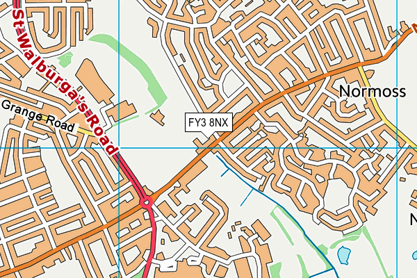 FY3 8NX map - OS VectorMap District (Ordnance Survey) FY3 8NX map - OS VectorMap District (Ordnance Survey)