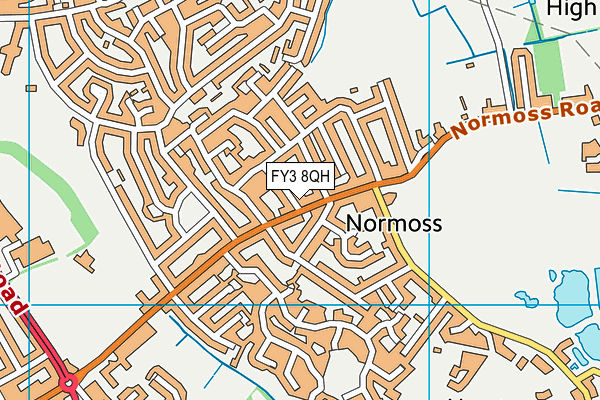 FY3 8QH map - OS VectorMap District (Ordnance Survey) FY3 8QH map - OS VectorMap District (Ordnance Survey)