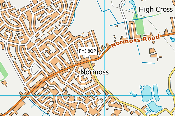 FY3 8QP map - OS VectorMap District (Ordnance Survey) FY3 8QP map - OS VectorMap District (Ordnance Survey)