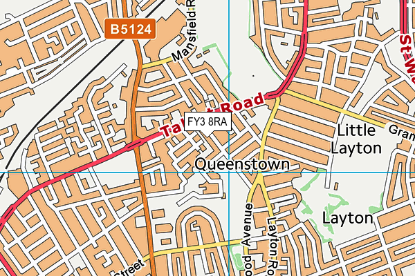 FY3 8RA map - OS VectorMap District (Ordnance Survey) FY3 8RA map - OS VectorMap District (Ordnance Survey)
