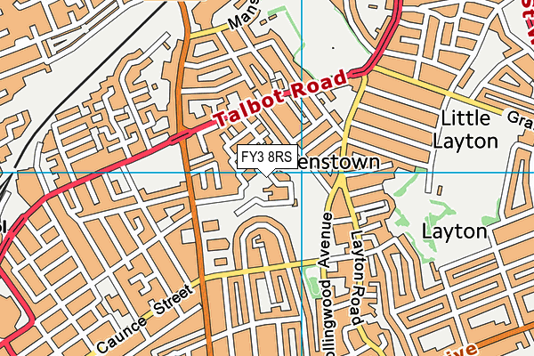 FY3 8RS map - OS VectorMap District (Ordnance Survey) FY3 8RS map - OS VectorMap District (Ordnance Survey)