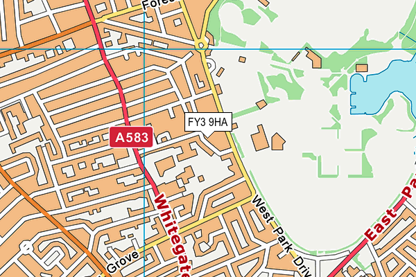 FY3 9HA map - OS VectorMap District (Ordnance Survey) FY3 9HA map - OS VectorMap District (Ordnance Survey)