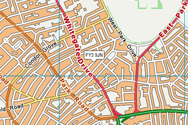 FY3 9JN map - OS VectorMap District (Ordnance Survey) FY3 9JN map - OS VectorMap District (Ordnance Survey)