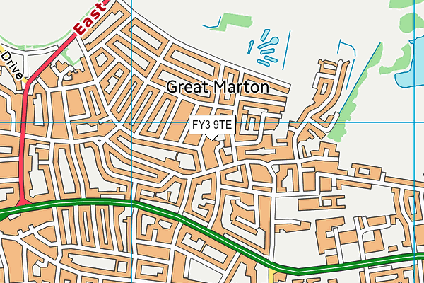 FY3 9TE map - OS VectorMap District (Ordnance Survey) FY3 9TE map - OS VectorMap District (Ordnance Survey)