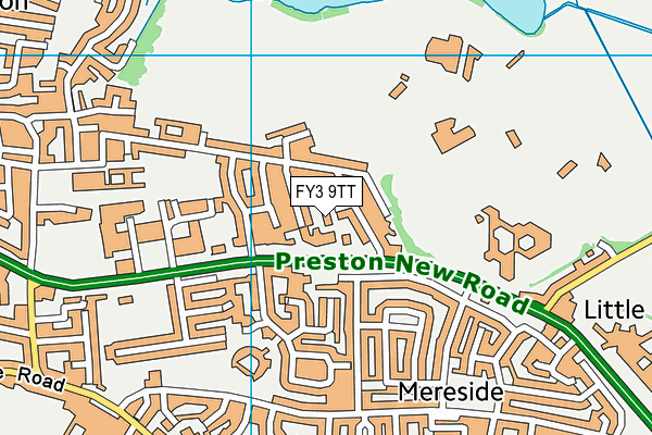 FY3 9TT map - OS VectorMap District (Ordnance Survey) FY3 9TT map - OS VectorMap District (Ordnance Survey)