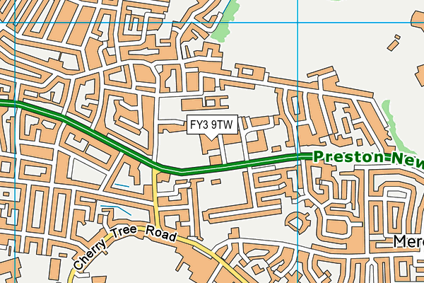 FY3 9TW map - OS VectorMap District (Ordnance Survey) FY3 9TW map - OS VectorMap District (Ordnance Survey)
