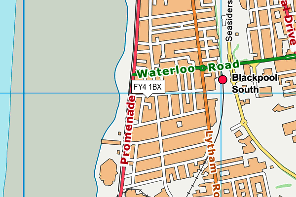 FY4 1BX map - OS VectorMap District (Ordnance Survey) FY4 1BX map - OS VectorMap District (Ordnance Survey)