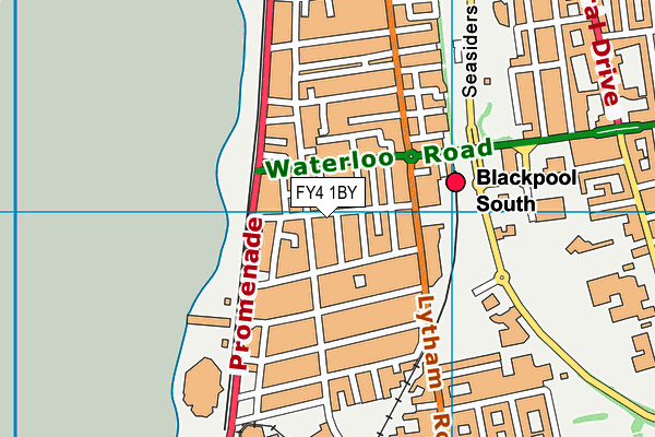 FY4 1BY map - OS VectorMap District (Ordnance Survey) FY4 1BY map - OS VectorMap District (Ordnance Survey)