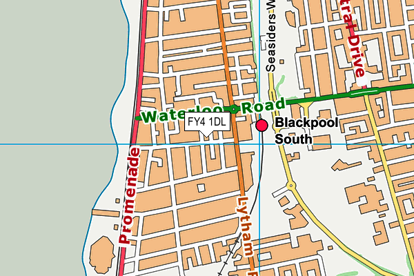 FY4 1DL map - OS VectorMap District (Ordnance Survey) FY4 1DL map - OS VectorMap District (Ordnance Survey)