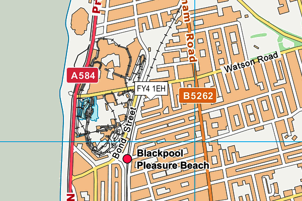 FY4 1EH map - OS VectorMap District (Ordnance Survey) FY4 1EH map - OS VectorMap District (Ordnance Survey)