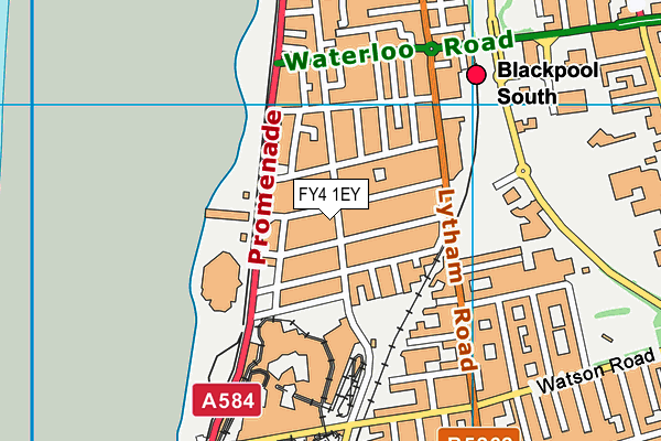 FY4 1EY map - OS VectorMap District (Ordnance Survey) FY4 1EY map - OS VectorMap District (Ordnance Survey)