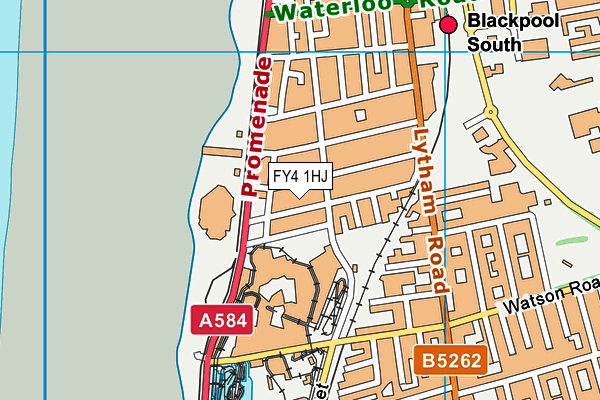 FY4 1HJ map - OS VectorMap District (Ordnance Survey) FY4 1HJ map - OS VectorMap District (Ordnance Survey)