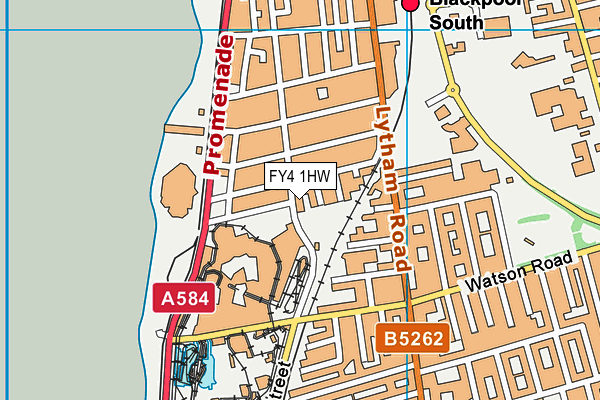 FY4 1HW map - OS VectorMap District (Ordnance Survey) FY4 1HW map - OS VectorMap District (Ordnance Survey)