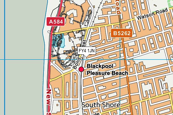 FY4 1JN map - OS VectorMap District (Ordnance Survey) FY4 1JN map - OS VectorMap District (Ordnance Survey)