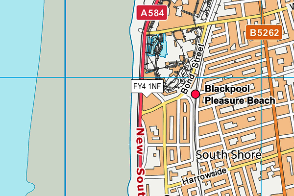 FY4 1NF map - OS VectorMap District (Ordnance Survey) FY4 1NF map - OS VectorMap District (Ordnance Survey)