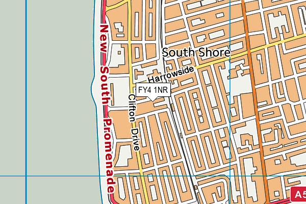 FY4 1NR map - OS VectorMap District (Ordnance Survey)