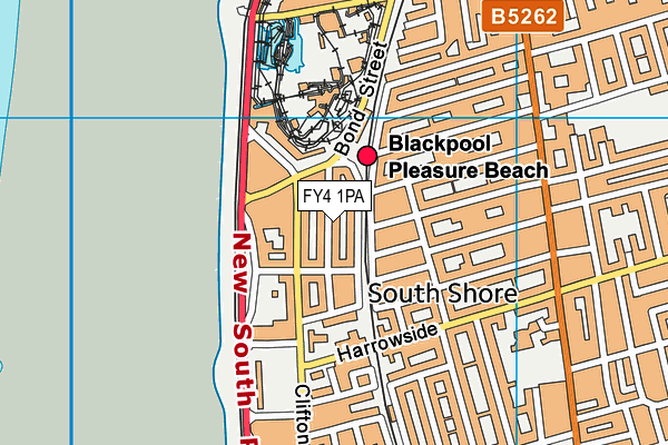FY4 1PA map - OS VectorMap District (Ordnance Survey) FY4 1PA map - OS VectorMap District (Ordnance Survey)
