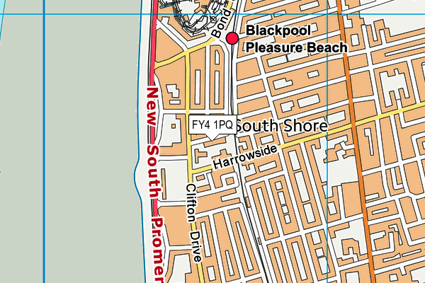FY4 1PQ map - OS VectorMap District (Ordnance Survey)