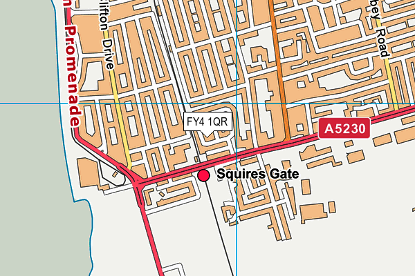 FY4 1QR map - OS VectorMap District (Ordnance Survey) FY4 1QR map - OS VectorMap District (Ordnance Survey)