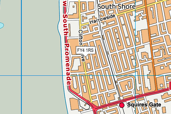 FY4 1RS map - OS VectorMap District (Ordnance Survey) FY4 1RS map - OS VectorMap District (Ordnance Survey)