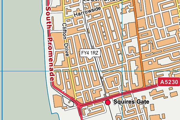 FY4 1RZ map - OS VectorMap District (Ordnance Survey) FY4 1RZ map - OS VectorMap District (Ordnance Survey)