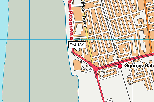 FY4 1SY map - OS VectorMap District (Ordnance Survey) FY4 1SY map - OS VectorMap District (Ordnance Survey)