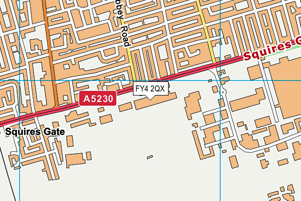 FY4 2QX map - OS VectorMap District (Ordnance Survey) FY4 2QX map - OS VectorMap District (Ordnance Survey)