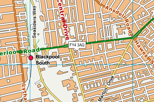 FY4 3AQ map - OS VectorMap District (Ordnance Survey) FY4 3AQ map - OS VectorMap District (Ordnance Survey)