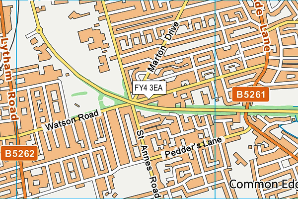 FY4 3EA map - OS VectorMap District (Ordnance Survey) FY4 3EA map - OS VectorMap District (Ordnance Survey)