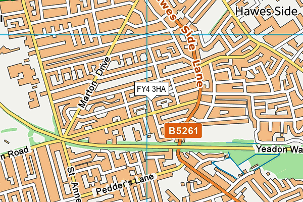 FY4 3HA map - OS VectorMap District (Ordnance Survey) FY4 3HA map - OS VectorMap District (Ordnance Survey)