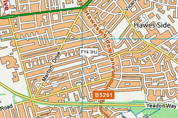 FY4 3HJ map - OS VectorMap District (Ordnance Survey) FY4 3HJ map - OS VectorMap District (Ordnance Survey)