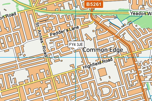 FY4 3JE map - OS VectorMap District (Ordnance Survey) FY4 3JE map - OS VectorMap District (Ordnance Survey)