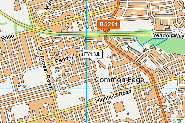 FY4 3JL map - OS VectorMap District (Ordnance Survey) FY4 3JL map - OS VectorMap District (Ordnance Survey)