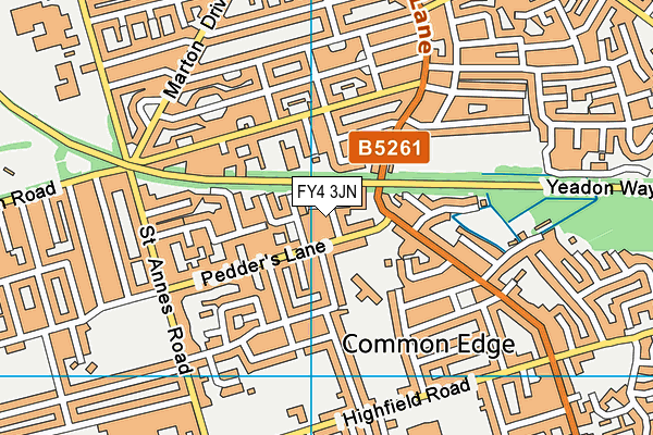 FY4 3JN map - OS VectorMap District (Ordnance Survey) FY4 3JN map - OS VectorMap District (Ordnance Survey)