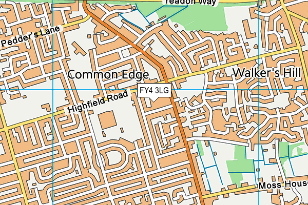 FY4 3LG map - OS VectorMap District (Ordnance Survey) FY4 3LG map - OS VectorMap District (Ordnance Survey)