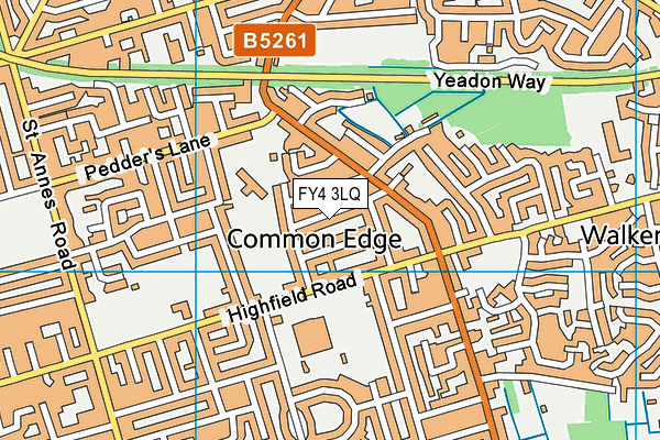 FY4 3LQ map - OS VectorMap District (Ordnance Survey) FY4 3LQ map - OS VectorMap District (Ordnance Survey)