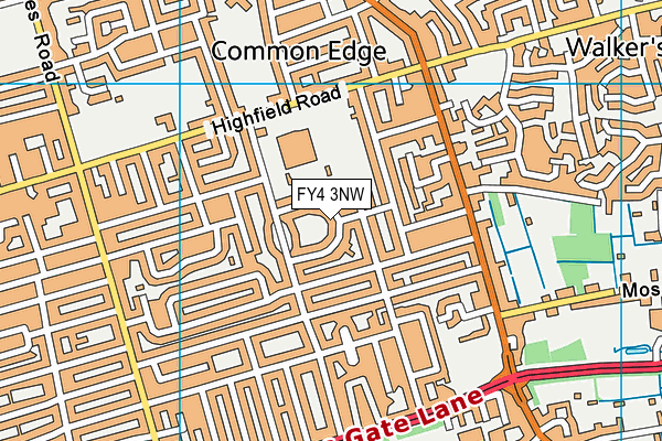 FY4 3NW map - OS VectorMap District (Ordnance Survey) FY4 3NW map - OS VectorMap District (Ordnance Survey)