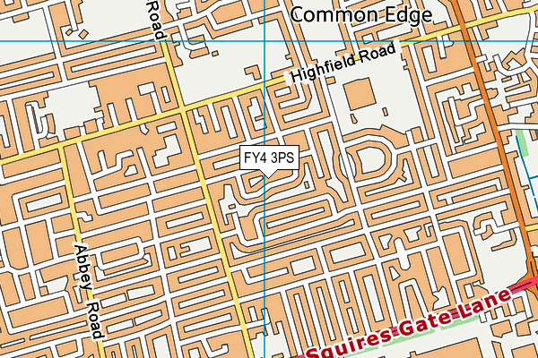 FY4 3PS map - OS VectorMap District (Ordnance Survey) FY4 3PS map - OS VectorMap District (Ordnance Survey)