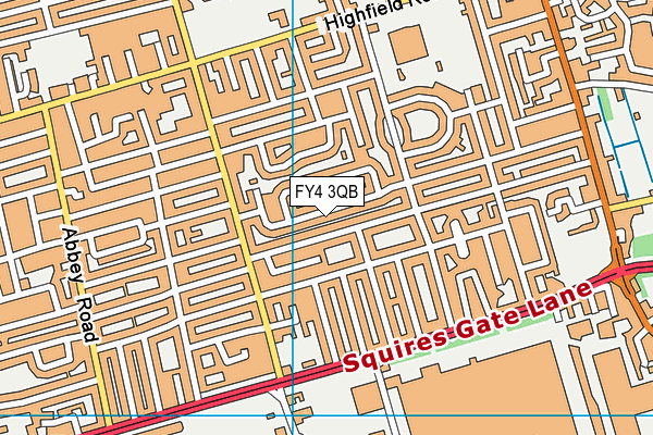 FY4 3QB map - OS VectorMap District (Ordnance Survey) FY4 3QB map - OS VectorMap District (Ordnance Survey)