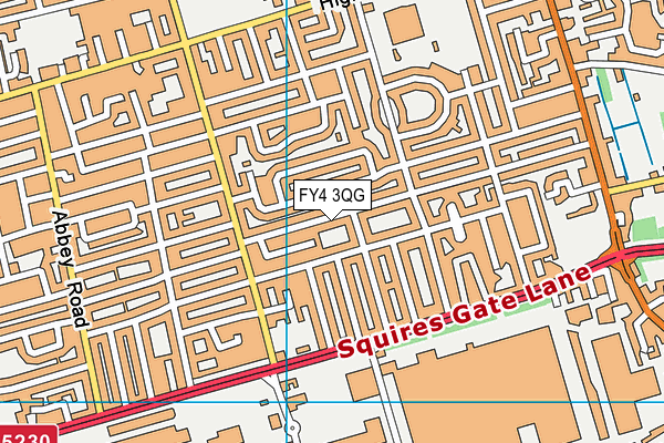 FY4 3QG map - OS VectorMap District (Ordnance Survey) FY4 3QG map - OS VectorMap District (Ordnance Survey)