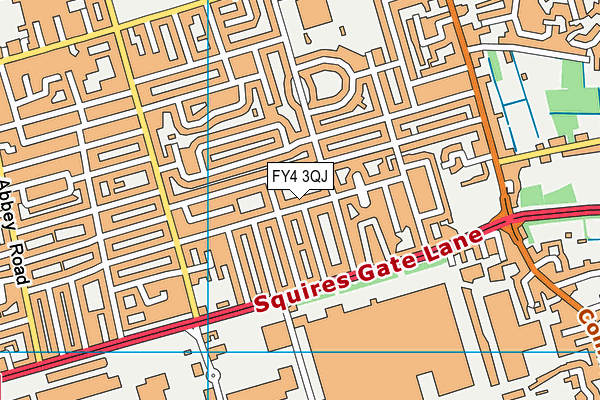 FY4 3QJ map - OS VectorMap District (Ordnance Survey) FY4 3QJ map - OS VectorMap District (Ordnance Survey)