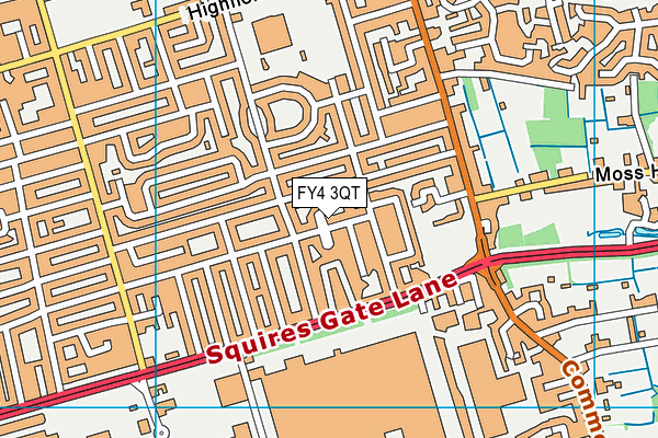 FY4 3QT map - OS VectorMap District (Ordnance Survey) FY4 3QT map - OS VectorMap District (Ordnance Survey)