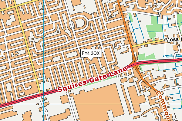 FY4 3QX map - OS VectorMap District (Ordnance Survey) FY4 3QX map - OS VectorMap District (Ordnance Survey)