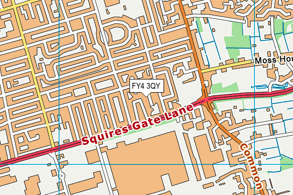 FY4 3QY map - OS VectorMap District (Ordnance Survey) FY4 3QY map - OS VectorMap District (Ordnance Survey)