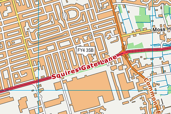 FY4 3SB map - OS VectorMap District (Ordnance Survey) FY4 3SB map - OS VectorMap District (Ordnance Survey)