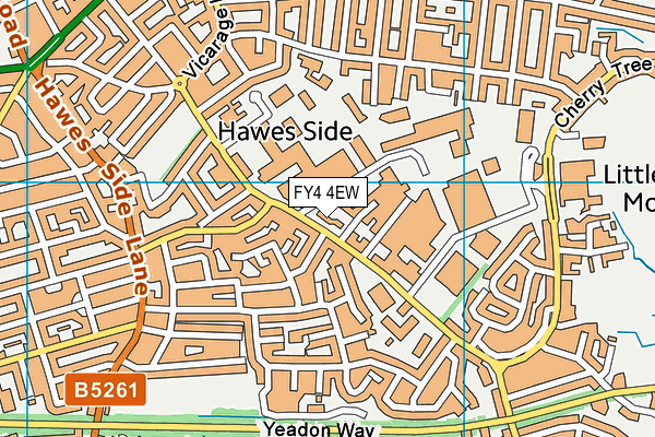 FY4 4EW map - OS VectorMap District (Ordnance Survey) FY4 4EW map - OS VectorMap District (Ordnance Survey)