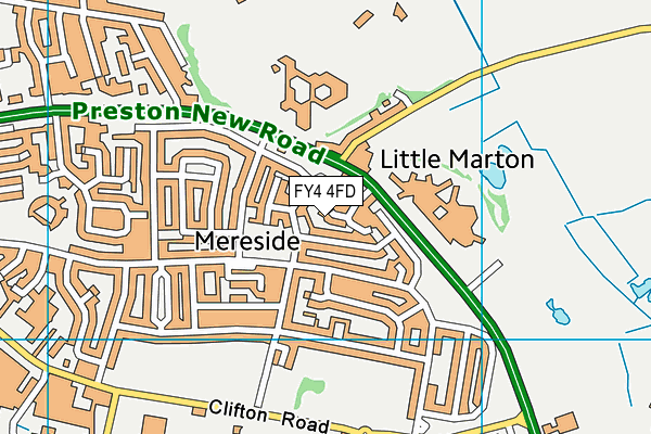 FY4 4FD map - OS VectorMap District (Ordnance Survey) FY4 4FD map - OS VectorMap District (Ordnance Survey)