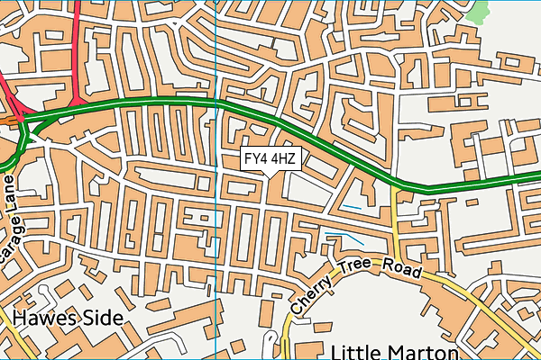 FY4 4HZ map - OS VectorMap District (Ordnance Survey) FY4 4HZ map - OS VectorMap District (Ordnance Survey)