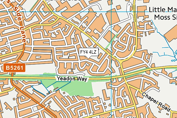 FY4 4LZ map - OS VectorMap District (Ordnance Survey) FY4 4LZ map - OS VectorMap District (Ordnance Survey)